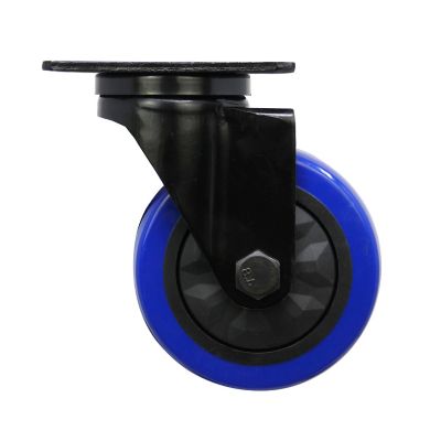 Titan 4 in. Swivel Blue Caster, 3663