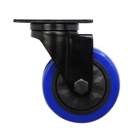 Titan 4" Blue Swivel Caster with Brake 300 lb Capacity Casters