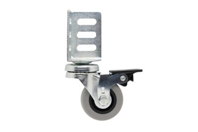 Titan 1.875 Thermoplastic Rubber Corner Caster, 8126