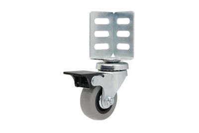 Image showing  1-7/8 in. Thermoplastic Rubber Corner Caster, 90 lb. per Caster Capacity