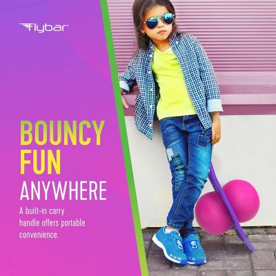 Image showing  Pogo Ball, Kids Jump Trick Bounce Board with Pump and Strong Grip Deck, Unicorn