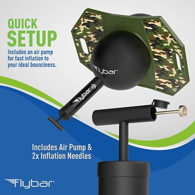 Image showing  Pogo Ball, Kids Jump Trick Bounce Board with Pump and Strong Grip Deck, Camo