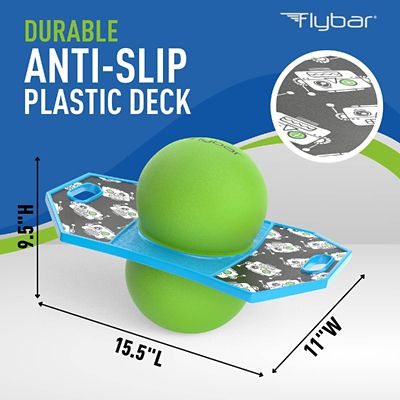 Image showing  Pogo Ball, Kids Jump Trick Bounce Board with Pump and Strong Grip Deck, Robot