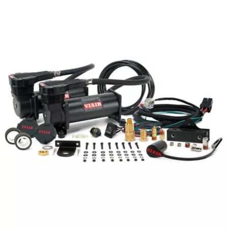 VIAIR Dual Stealth Black 485 Viair Mounted System 200 PSI Portable Air Compressors