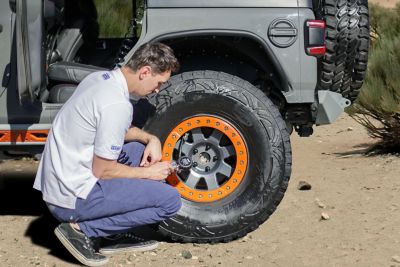 Image showing  Dual Stealth Black 485 Viair Mounted System, 200PSI