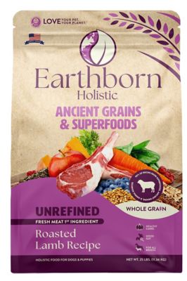 Earthborn Holistic Unrefined All Life Stages Roasted Lamb Recipe Dry Dog Food