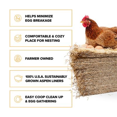 Image showing  Premium Chicken Nesting Pads, 10-Pack