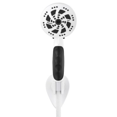 Image showing  Fury 5-Setting RV Shower Head Kit, Matte White