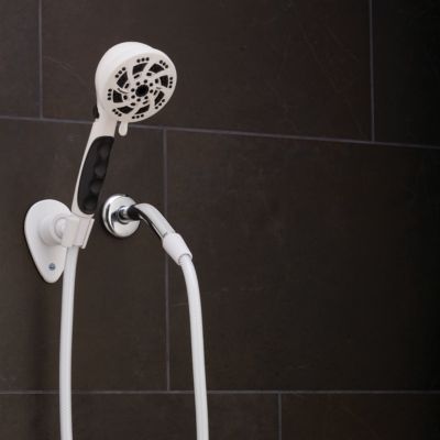 Image showing  Fury 5-Setting RV Shower Head Kit, Matte White