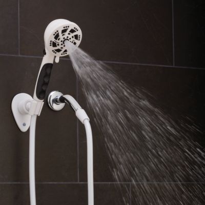 Image showing  Fury 5-Setting RV Shower Head Kit, Matte White