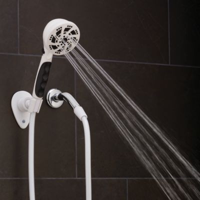 Image showing  Fury 5-Setting RV Shower Head Kit, Matte White