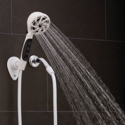 Image showing 5 th Oxygenics Fury 5-Setting RV Shower Head Kit, Matte White