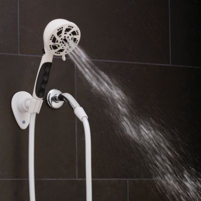 Image showing 7 th Oxygenics Fury 5-Setting RV Shower Head Kit, Matte White