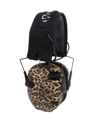 Walker's Razor Slim Electronic Muff - Leopard Print