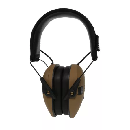 Walker's Razor Patriot Series Electronic Earmuffs 23dB Noise Reduction Rating Battle Brown 1 Pair Earmuffs