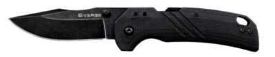 Cold Steel Engage 3 in. Black Folding Knife, CS-FL-30DPLC-10B