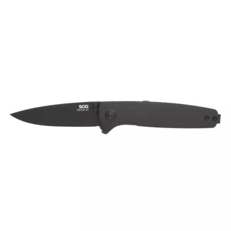 SOG Twitch III 3.1" Folding Knife Blackout Knives