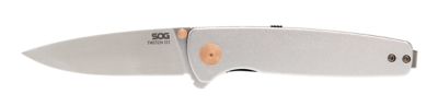 SOG 3.1 in. Twitch Iii Folding Knife, Satin and Rosegold