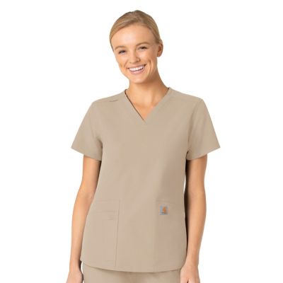 Image showing 0 th Carhartt Force Essentials V-Neck Scrub Top