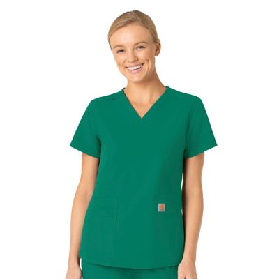 Image showing  Force Essentials V-Neck Scrub Top