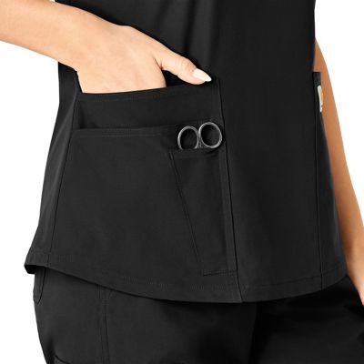 Image showing 4 th Carhartt Force Essentials V-Neck Scrub Top