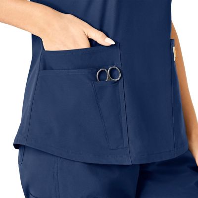 Image showing 4 th Carhartt Force Essentials V-Neck Scrub Top