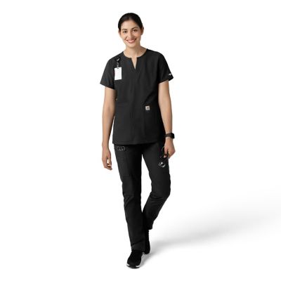 Image showing 2 th Carhartt Force Essentials Women's Straight Leg Scrub Pant