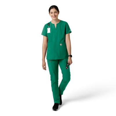 Image showing 2 th Carhartt Force Essentials Women's Straight Leg Scrub Pant