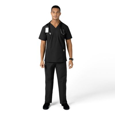 Image showing  Unisex Force Essentials Elastic Waist Cargo Scrub Pant