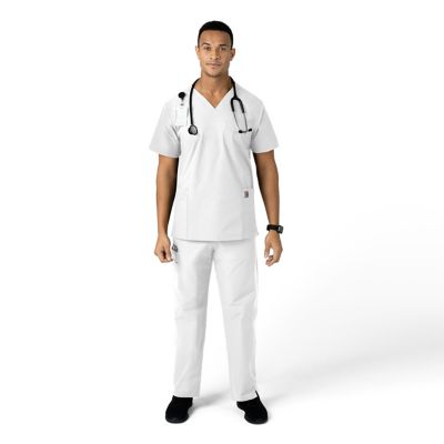 Image showing  Unisex Force Essentials Elastic Waist Cargo Scrub Pant