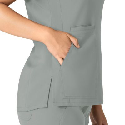 Image showing 5 th Carhartt Force Essentials Notch Neck Tunic Scrub Top