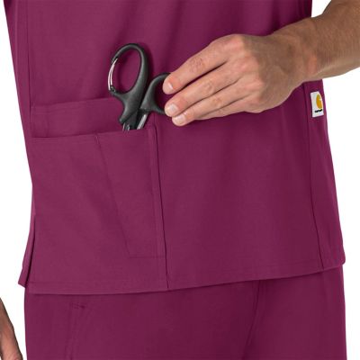 Image showing  Unisex Force Essentials 6-Pocket V-Neck Scrub Top