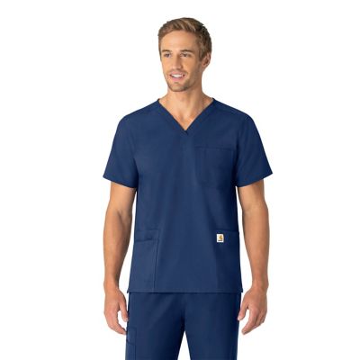Image showing 0 th Carhartt Unisex Force Essentials 6-Pocket V-Neck Scrub Top