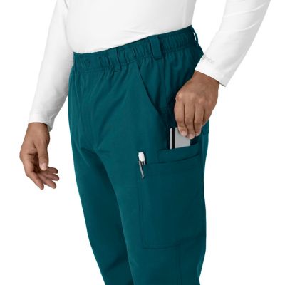 Image showing 4 th Carhartt Men's Force Essentials 9-Pocket Straight Mid-Rise Cargo Scrub Pants