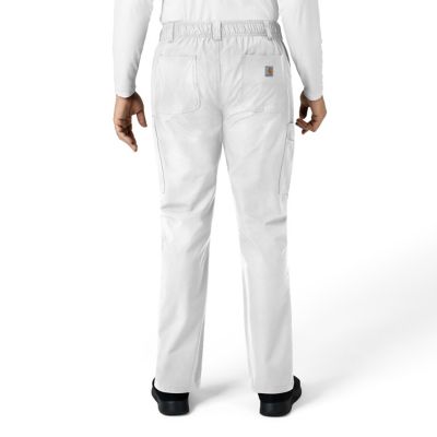 Image showing  Men's Force Essentials 9-Pocket Straight Mid-Rise Cargo Scrub Pants