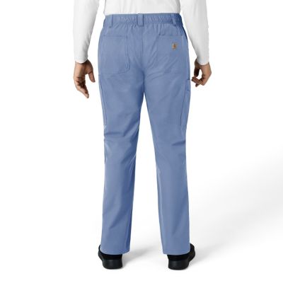 Image showing 1 th Carhartt Men's Force Essentials 9-Pocket Straight Mid-Rise Cargo Scrub Pants
