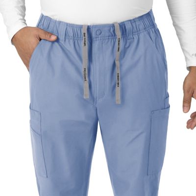 Image showing 6 th Carhartt Men's Force Essentials 9-Pocket Straight Mid-Rise Cargo Scrub Pants