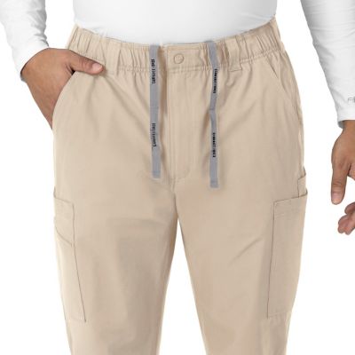Image showing 6 th Carhartt Men's Force Essentials 9-Pocket Straight Mid-Rise Cargo Scrub Pants