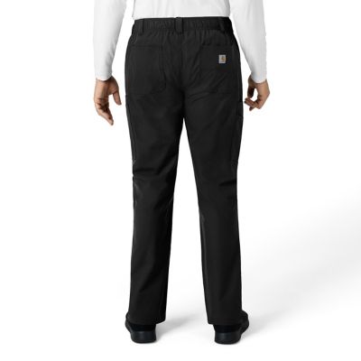 Image showing 1 th Carhartt Men's Force Essentials 9-Pocket Straight Mid-Rise Cargo Scrub Pants