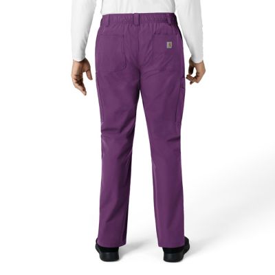 Image showing 1 th Carhartt Men's Force Essentials 9-Pocket Straight Mid-Rise Cargo Scrub Pants