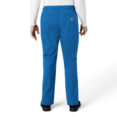Image showing 1 th Carhartt Men's Force Essentials 9-Pocket Straight Mid-Rise Cargo Scrub Pants