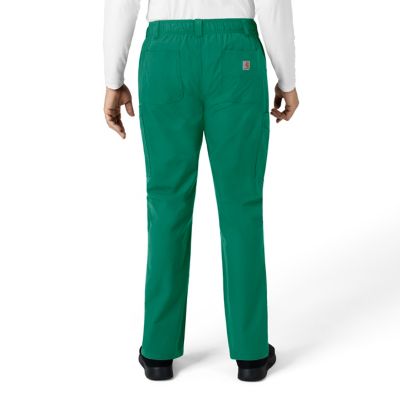 Image showing 1 th Carhartt Men's Force Essentials 9-Pocket Straight Mid-Rise Cargo Scrub Pants