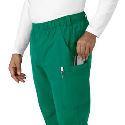 Image showing 4 th Carhartt Men's Force Essentials 9-Pocket Straight Mid-Rise Cargo Scrub Pants