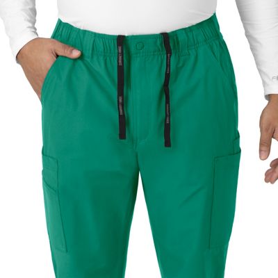 Image showing 6 th Carhartt Men's Force Essentials 9-Pocket Straight Mid-Rise Cargo Scrub Pants