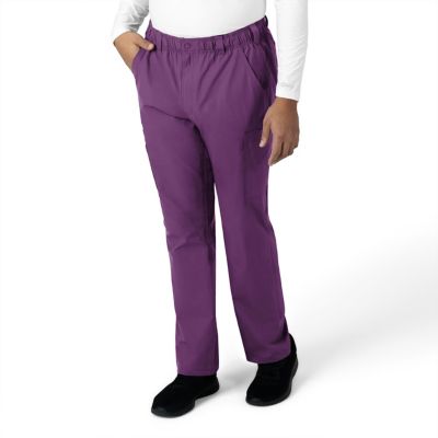 Image showing 3 th Carhartt Men's Force Essentials 9-Pocket Straight Mid-Rise Cargo Scrub Pants