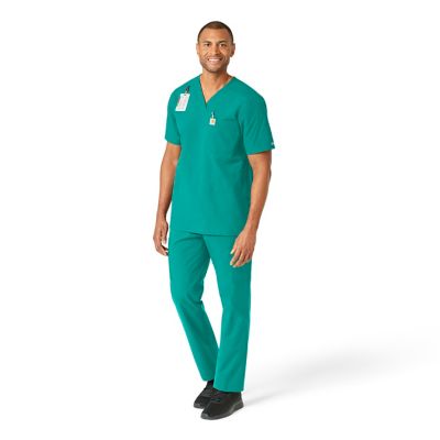 Image showing  Men's Force Essentials 4-Pocket Shirttail V-Neck Scrub Top
