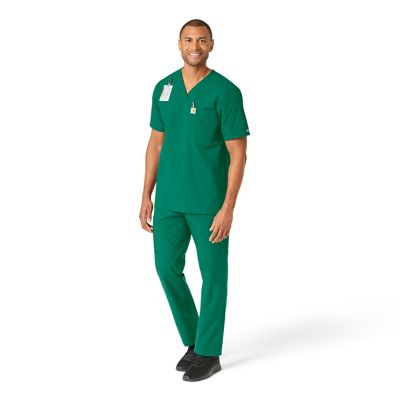 Image showing  Men's Force Essentials 4-Pocket Shirttail V-Neck Scrub Top