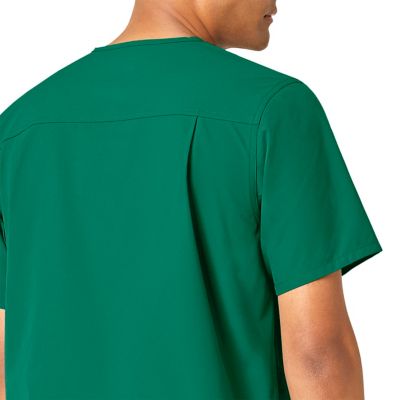 Image showing 4 th Carhartt Men's Force Essentials 4-Pocket Shirttail V-Neck Scrub Top