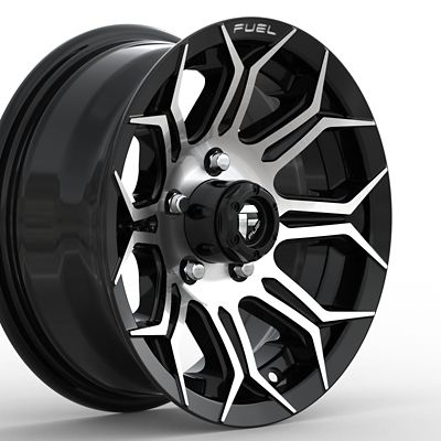 Fuel STINGRAY, 14 x 6, 5 x 4.5, 81 G-BLK MACH-FC +0