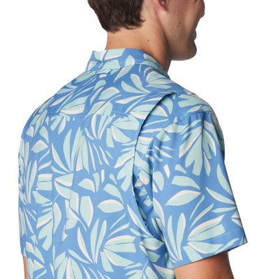 Image showing  Men's Utilizer Printed Woven Short-Sleeve Polo Shirt